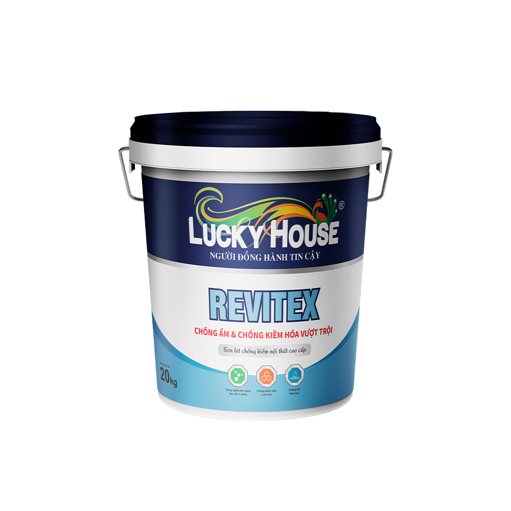 Sơn lót chống kiềm nội thất REVITEX - Vật Liệu Hoàn Thiện Bề Mặt Cho Công Trình Lucky House - Công Ty Cổ Phần Đầu Tư  Và Phát Triển Lucky House
